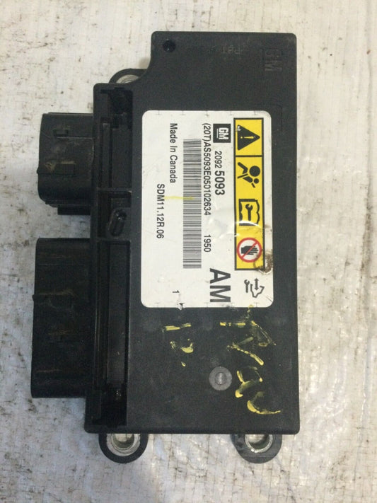 2010 Chevrolet Traverse SRS Control Module OEM 20925093