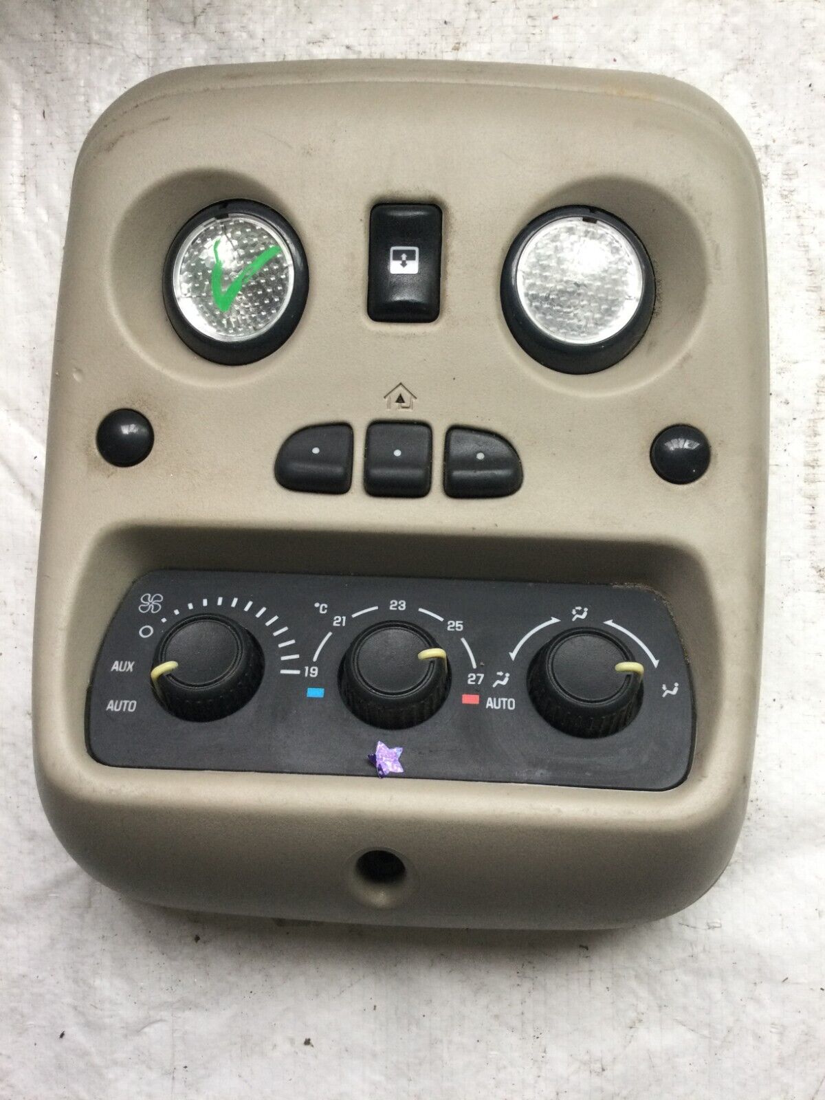 2003-2006 Cadillac Escalade Overhead Console Dome Light W/Climate Control OEM