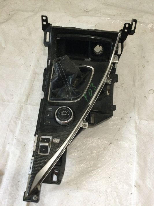2014-2017 Infiniti Q50 Center Console Shifter Panel Trim Cover OEM