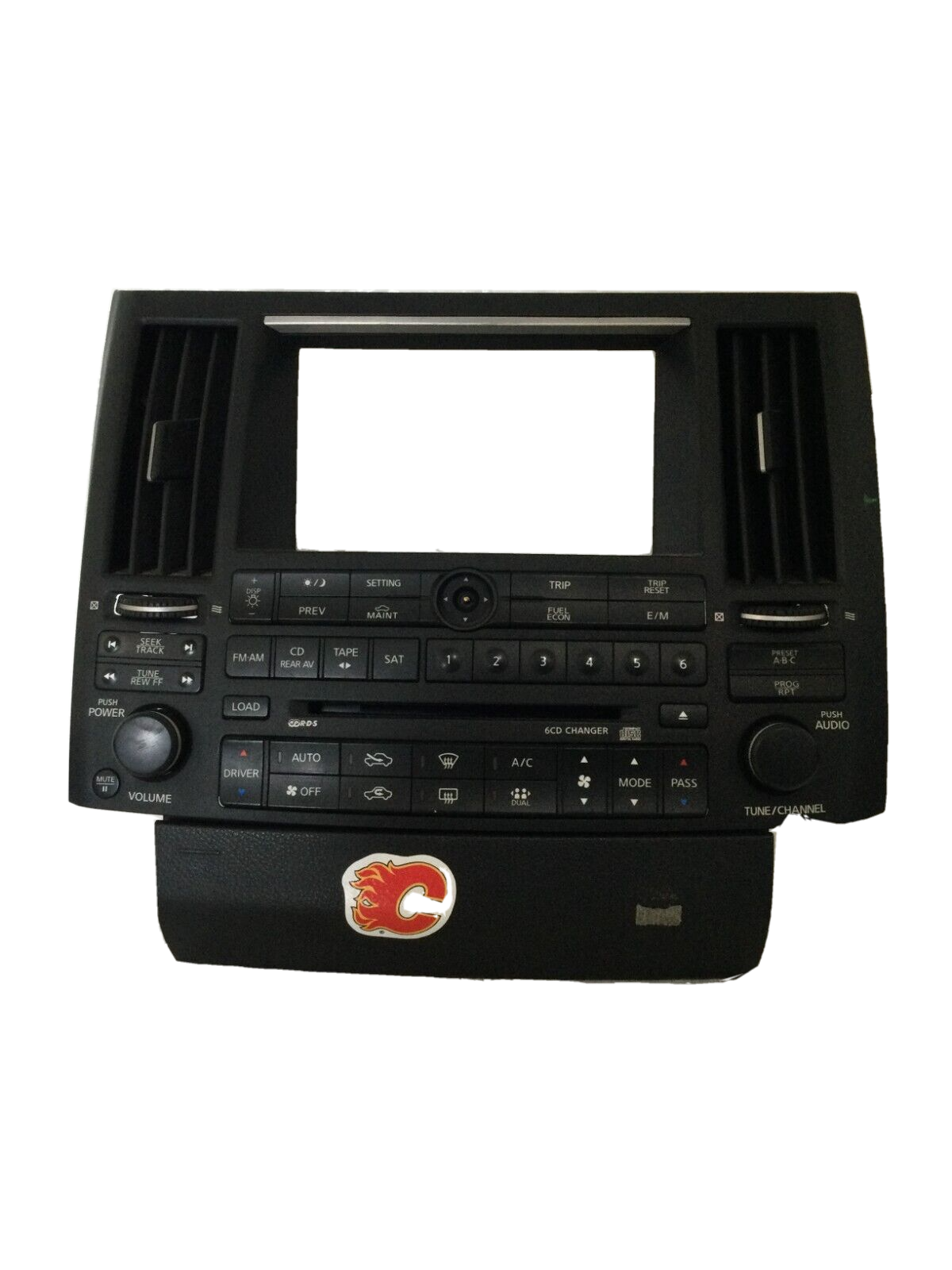 2003 Infiniti FX35 Dash Air Vent Radio Climate Control Panel Bezel OEM