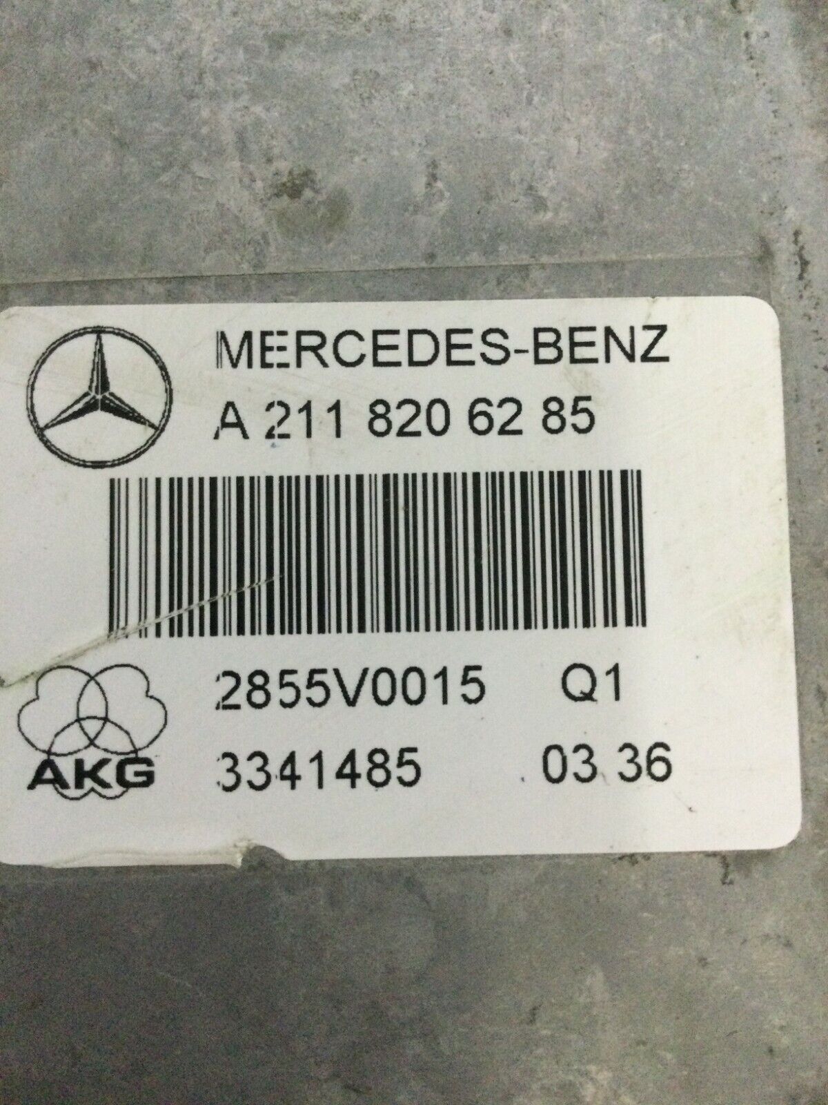 2004 Mercedes S Class S430 Hands Free Voice Control Module A2118206285 OEM