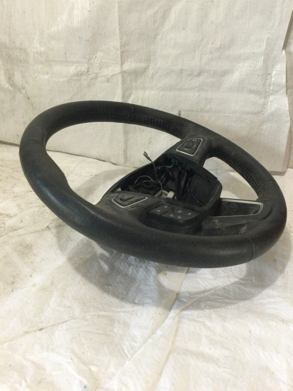 2017-2019 Ford Escape Steering Wheel Black W/ Shiffter Pad OEM