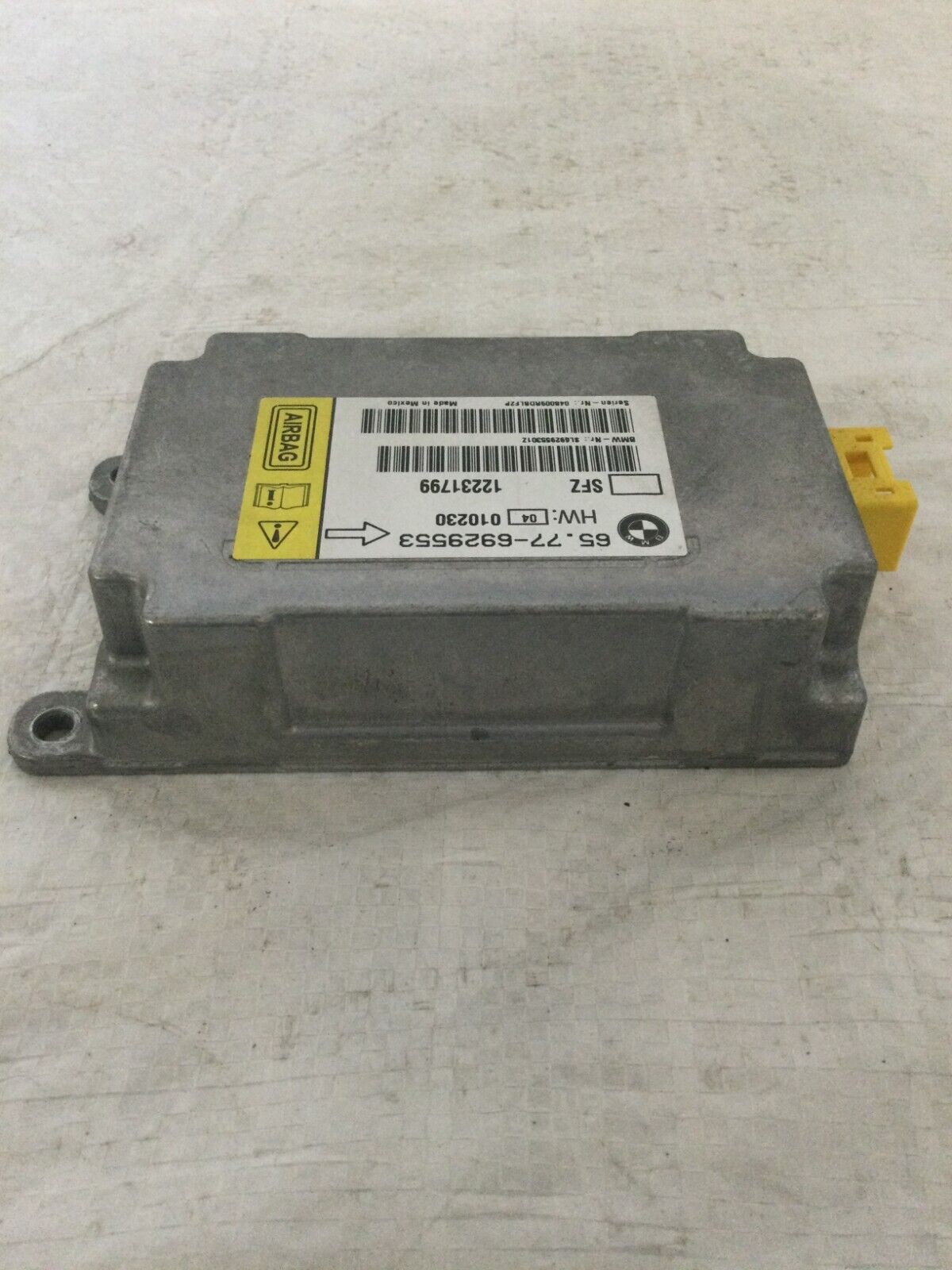  2004 BMW 745i E65/E66 SRS Control Module OEM 6929553