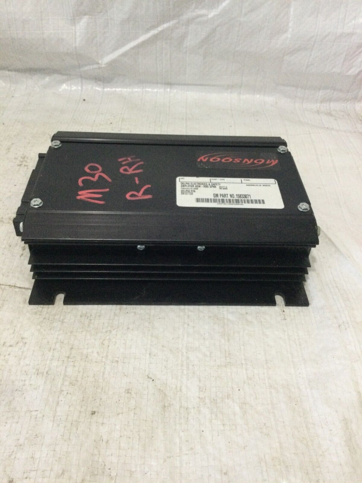 2006-2009 Pontiac G6 Coupe Monsoon Audio Amplifier 15833071 OEM