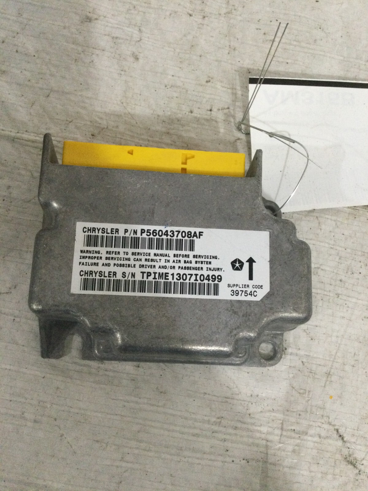 2007 Dodge Ram 2500 Occupant Restraint Module 56043708AF OEM