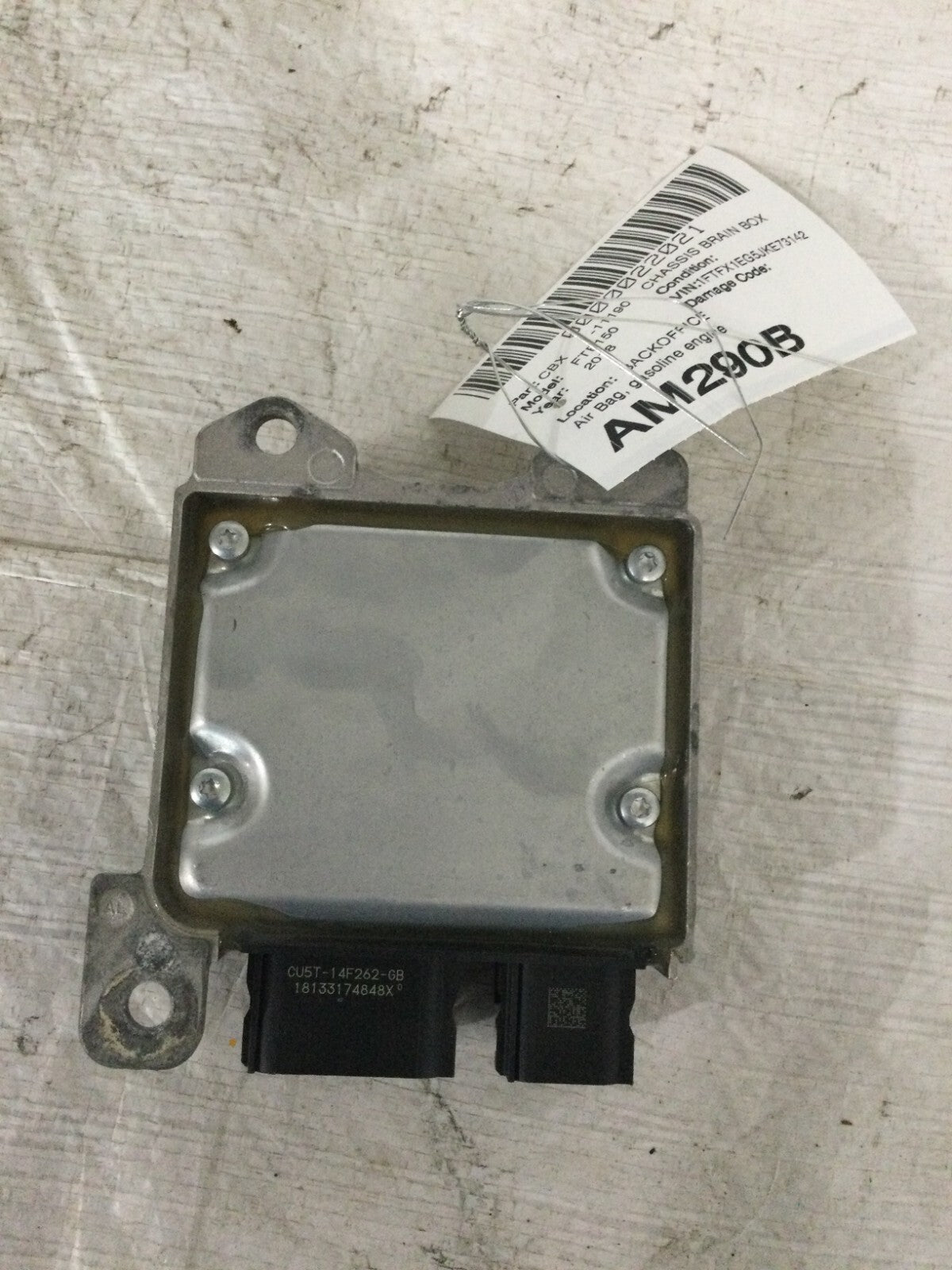 2018 Ford F-150 SRS Control Module JL3T-14B321-CB OEM