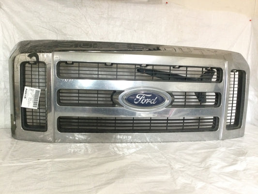 2008 Ford F350 Super Duty Chrome Grille OEM GO7C34-8200-B MINOR CHROME PEELING