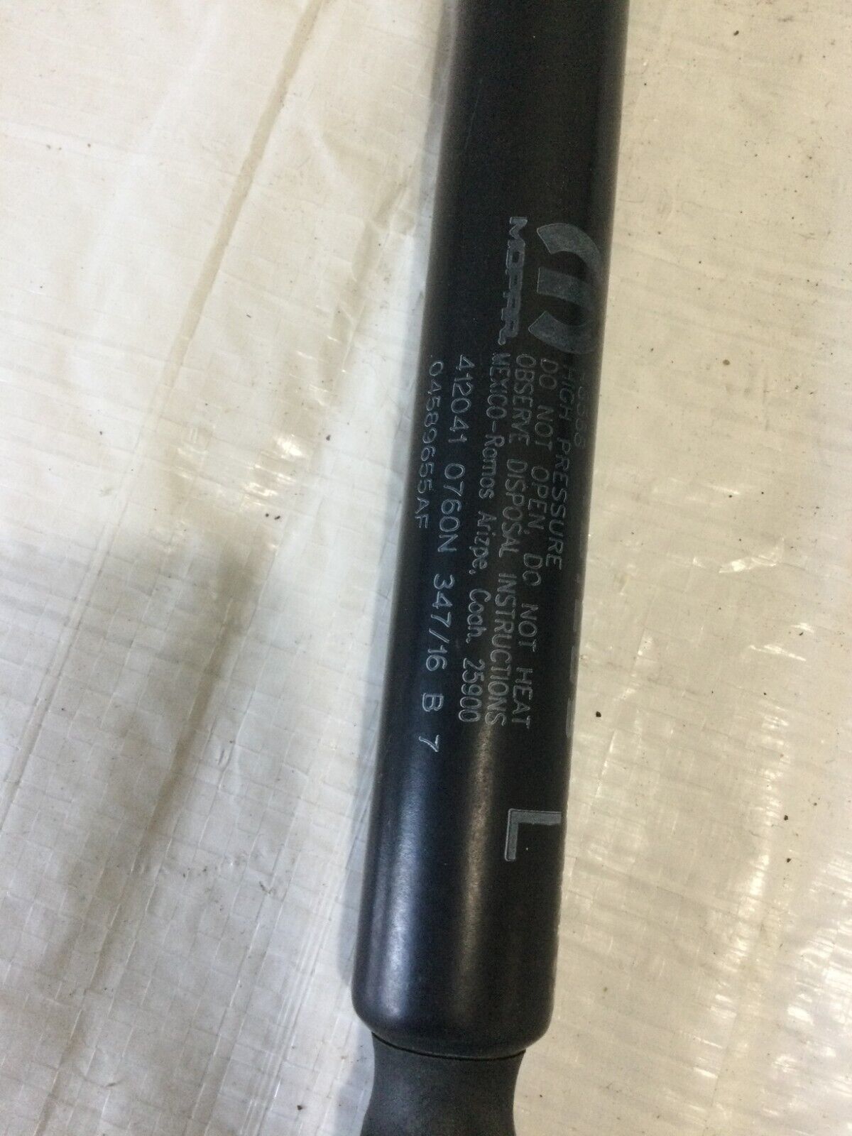 2017 Dodge Grand Caravan Left Tailgate Lift Support Strut OEM
