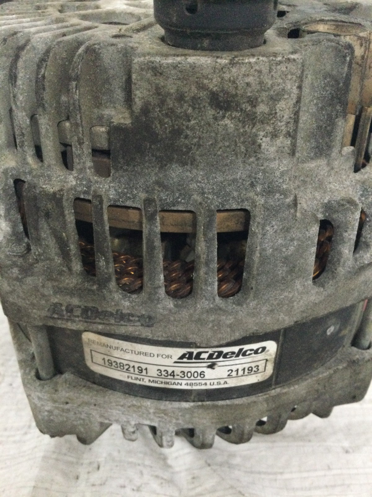 2017 Dodge Ram 3500 6.7L Alternator OEM 19382191 334-3006