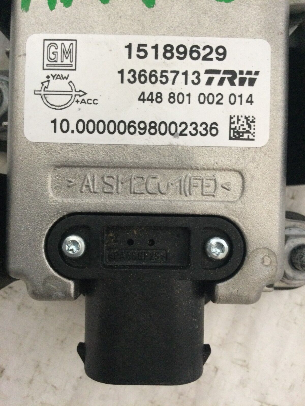 2003-2006 Cadillac Escalade EXT Yaw Rate Sensor OEM 15189628