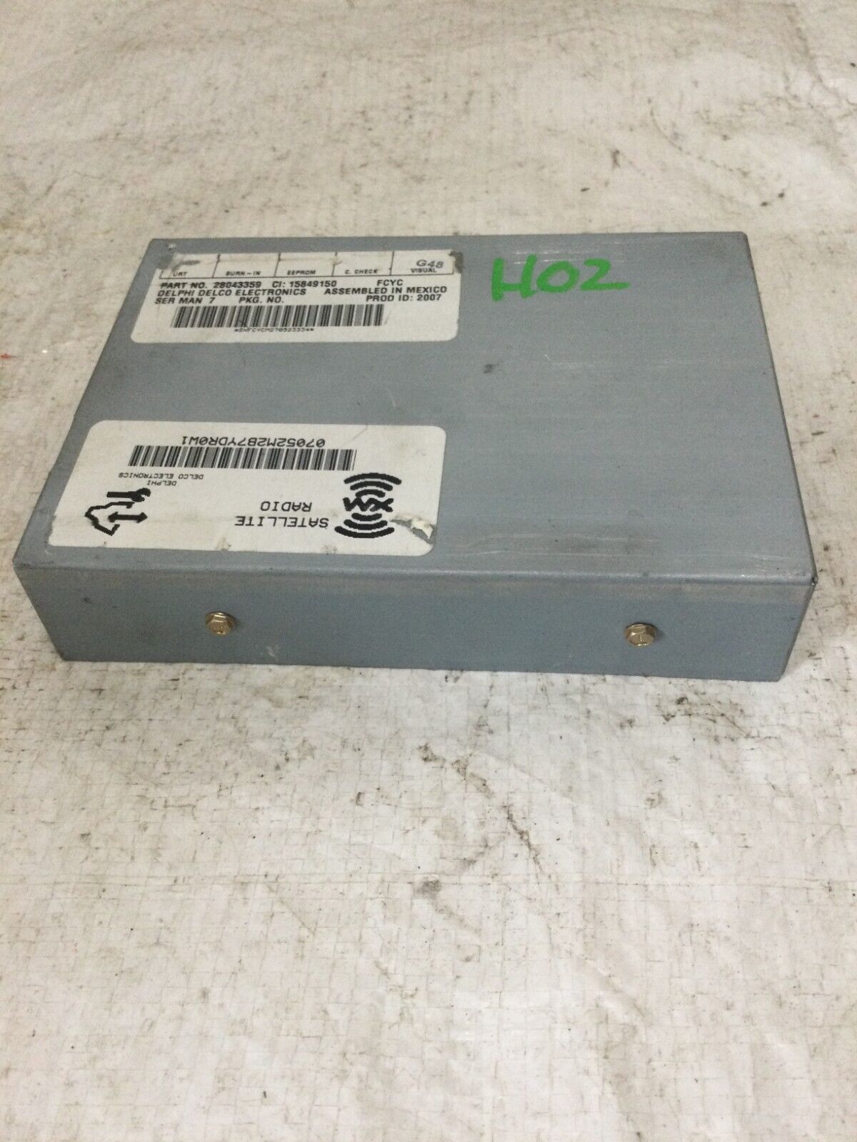 2007-2008 Cadillac Escalade XM Radio Receiver Control Computer Module OEM