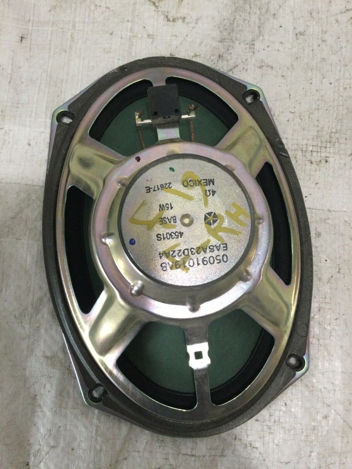 2018 RAM 1500 Front Right Passenger Side Audio Door Speaker  05091019AB OEM