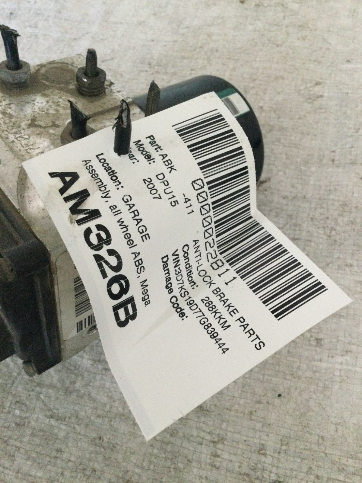 2007 Dodge Ram 1500 ABS Anti Lock Brake Pump Module OEM 55366224AL