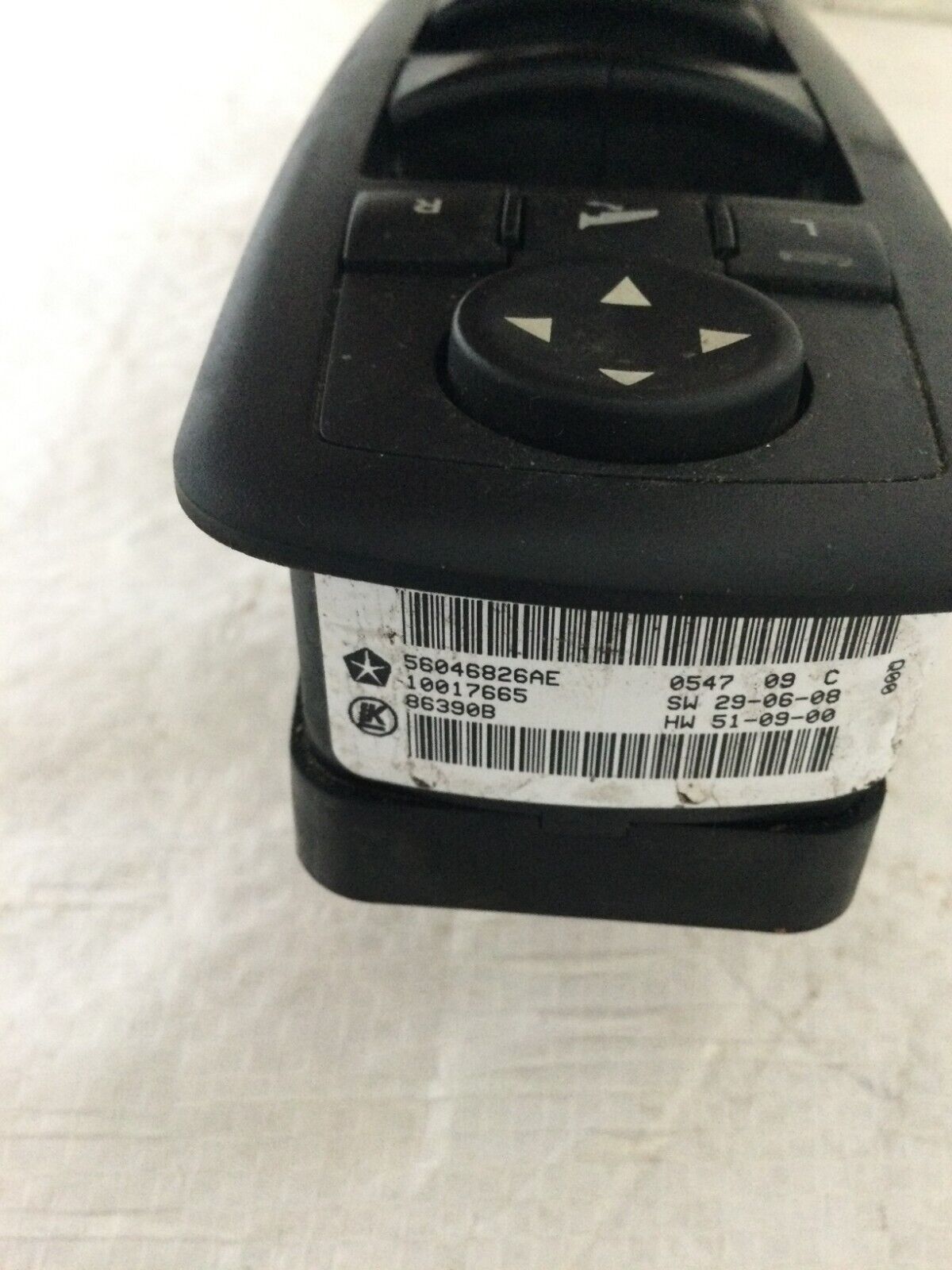 2016-2018 Ram 1500 Driver Left Door Master Power Window Switch 56046826AE