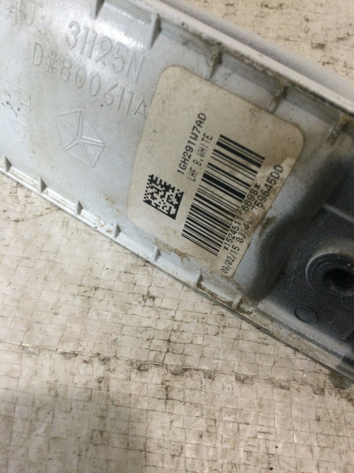 2017 Dodge Ram 1500 Rebel Front Left Door Handle OEM White
