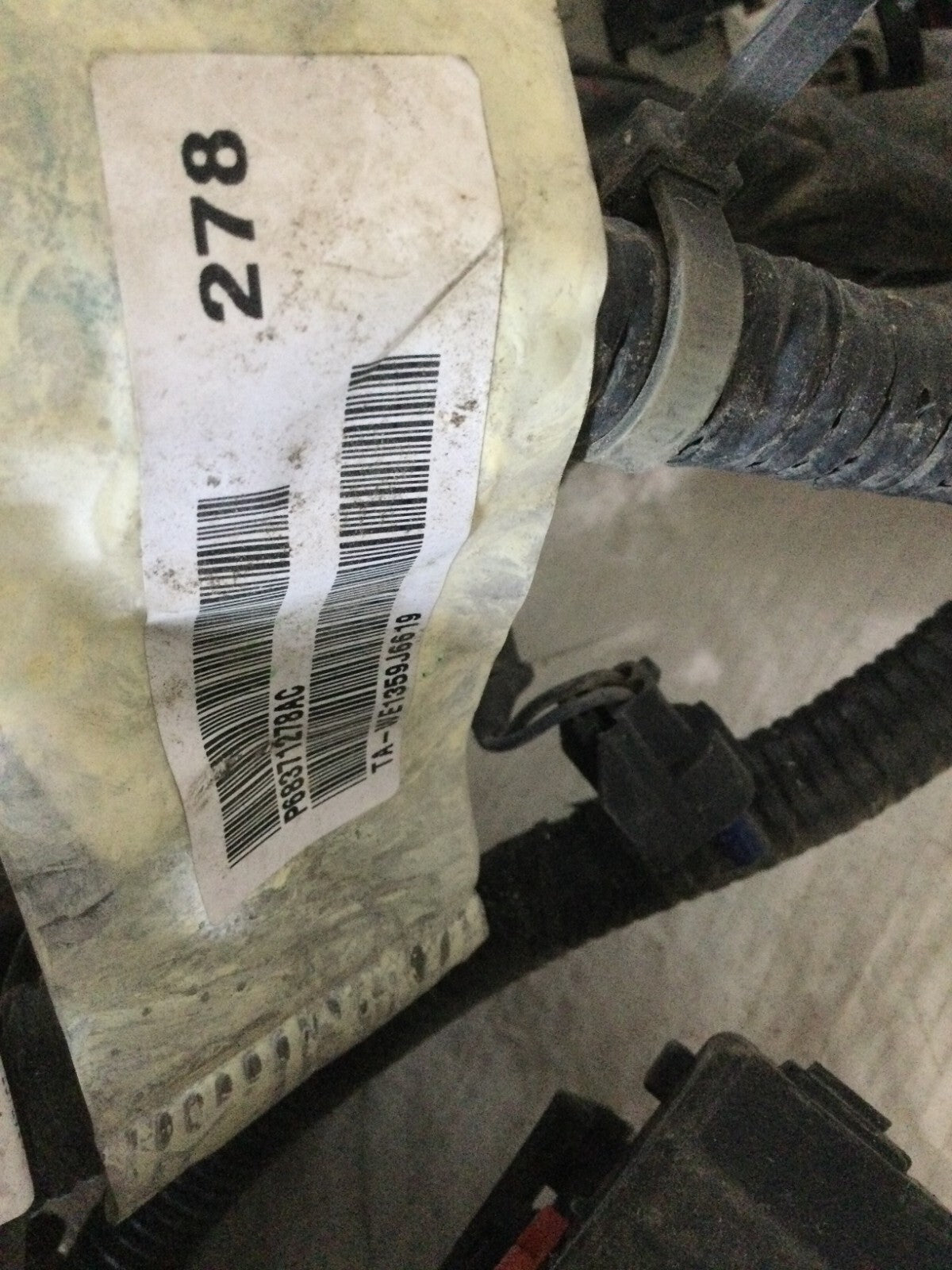 2019 Dodge Ram 1500 Transmission Wiring Harness 3.6L OEM 68371278AC