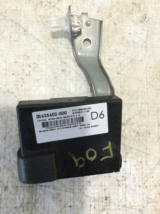 2018 Toyota  Corolla Theft Locking  Immobilizer  Control Module 625602-000 OEM