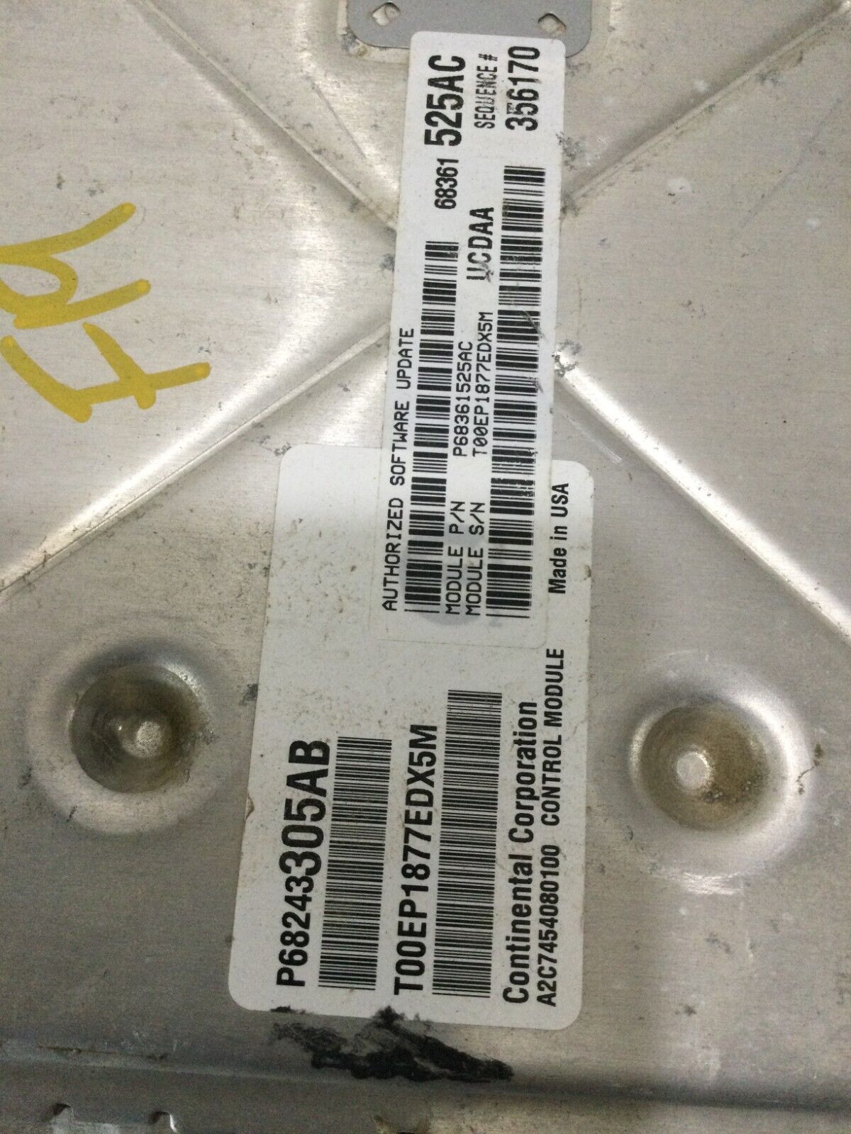 2018 RAM 1500  Engine Control Module ECM P68243305AB OEM