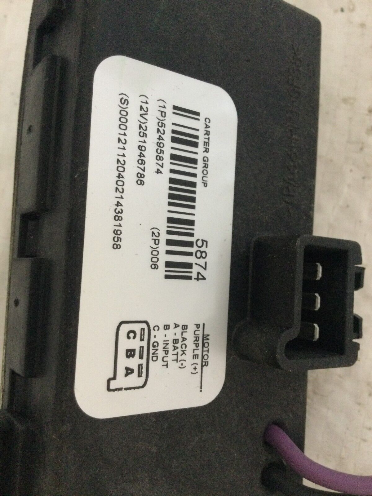 2003-2006 Cadillac Escalade EXT Front Blower Motor Resistor Module OEM 52495874