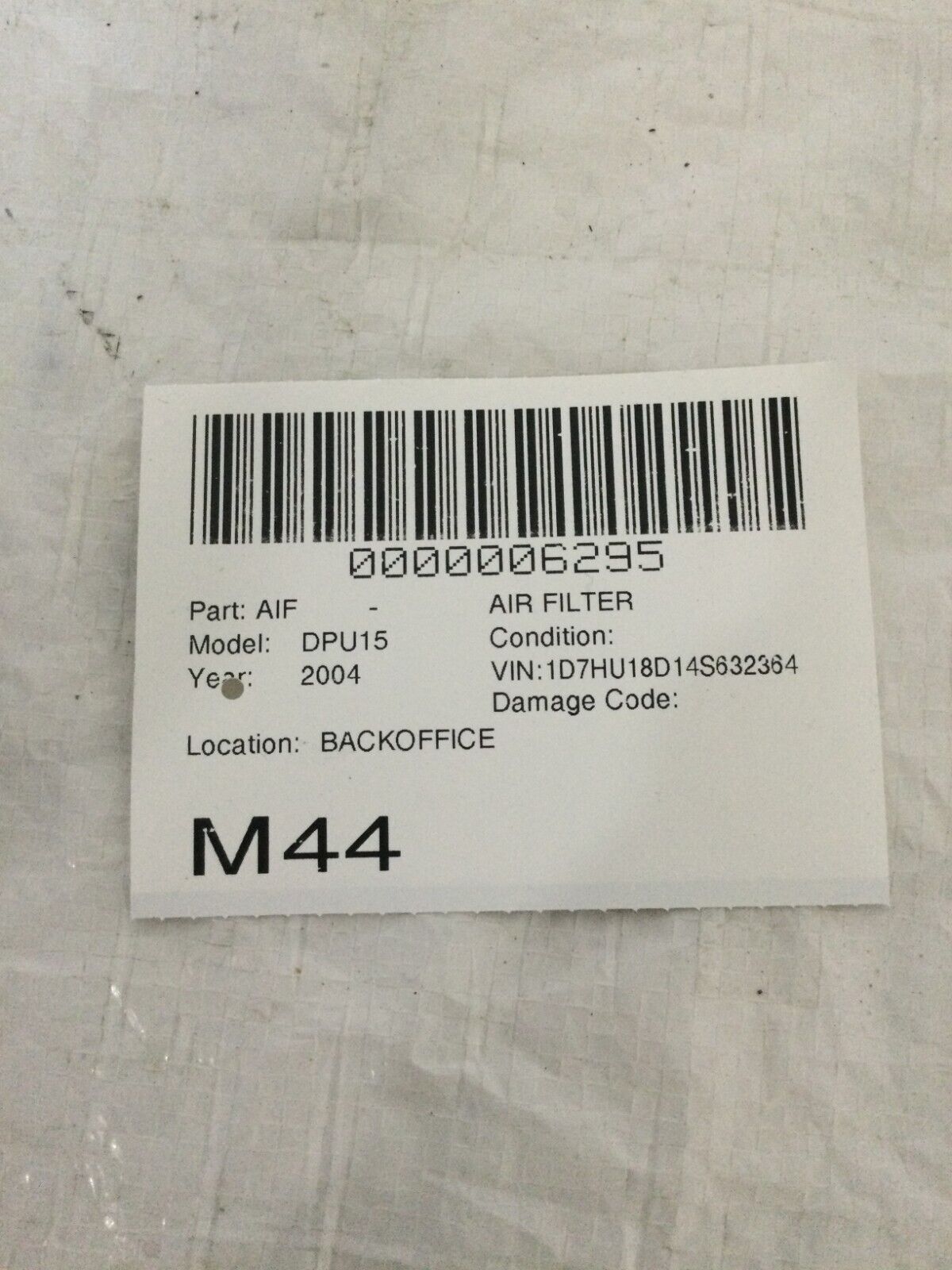 2004 Dodge Ram 1500 Air Cleaner Filter Box 53032043AB OEM 5.7L