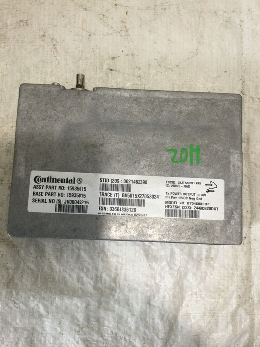 2007-2009 Cdillac Escalade Communication Control Module 15935015 OEM