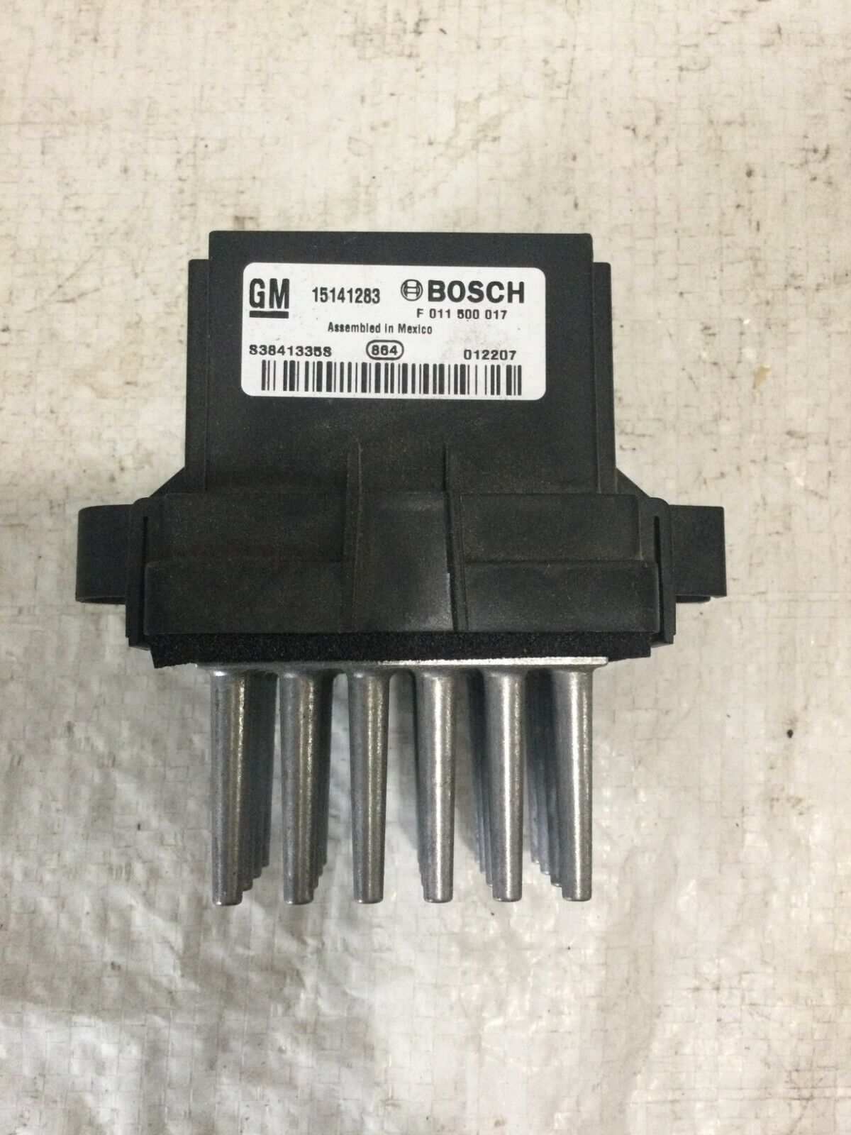 2007-2009 Cdillac Escalade A/C Heater Blower Motor Resistor OEM 15141283