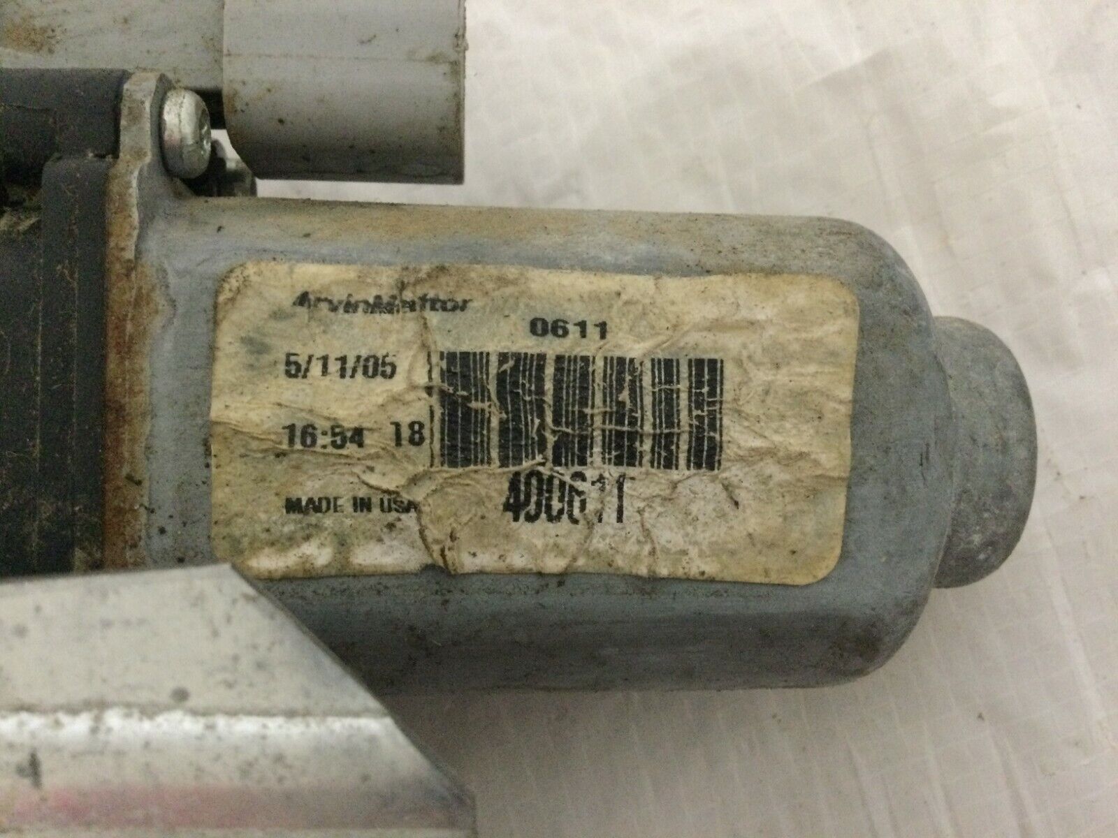 2006 Ford F350SD F-350SD Super Duty Rear Right Window Motor W/ Regulator OEM