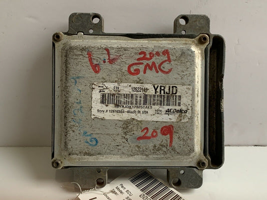 2008 GMC Sierra 1500 Computer Brain Engine Control ECU EBX Module 12622141 6.0L