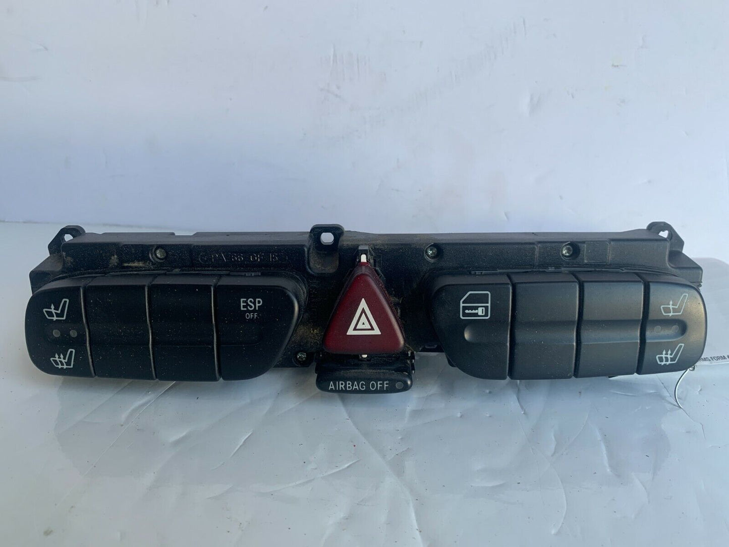 2001-2005 Mercedes-Benz A203 C240 C230 C320 Heated Hazard Switch OEM 2038217458