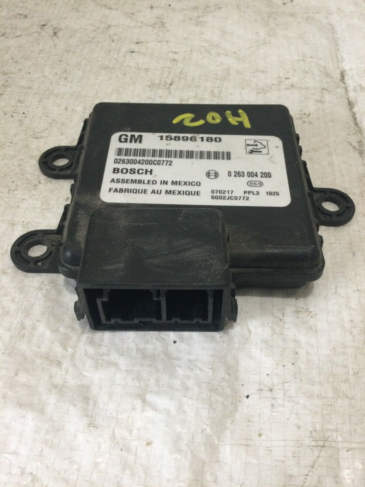 2007 Cadillac Escalade Driver Park Assist Control Module 15896180 OEM