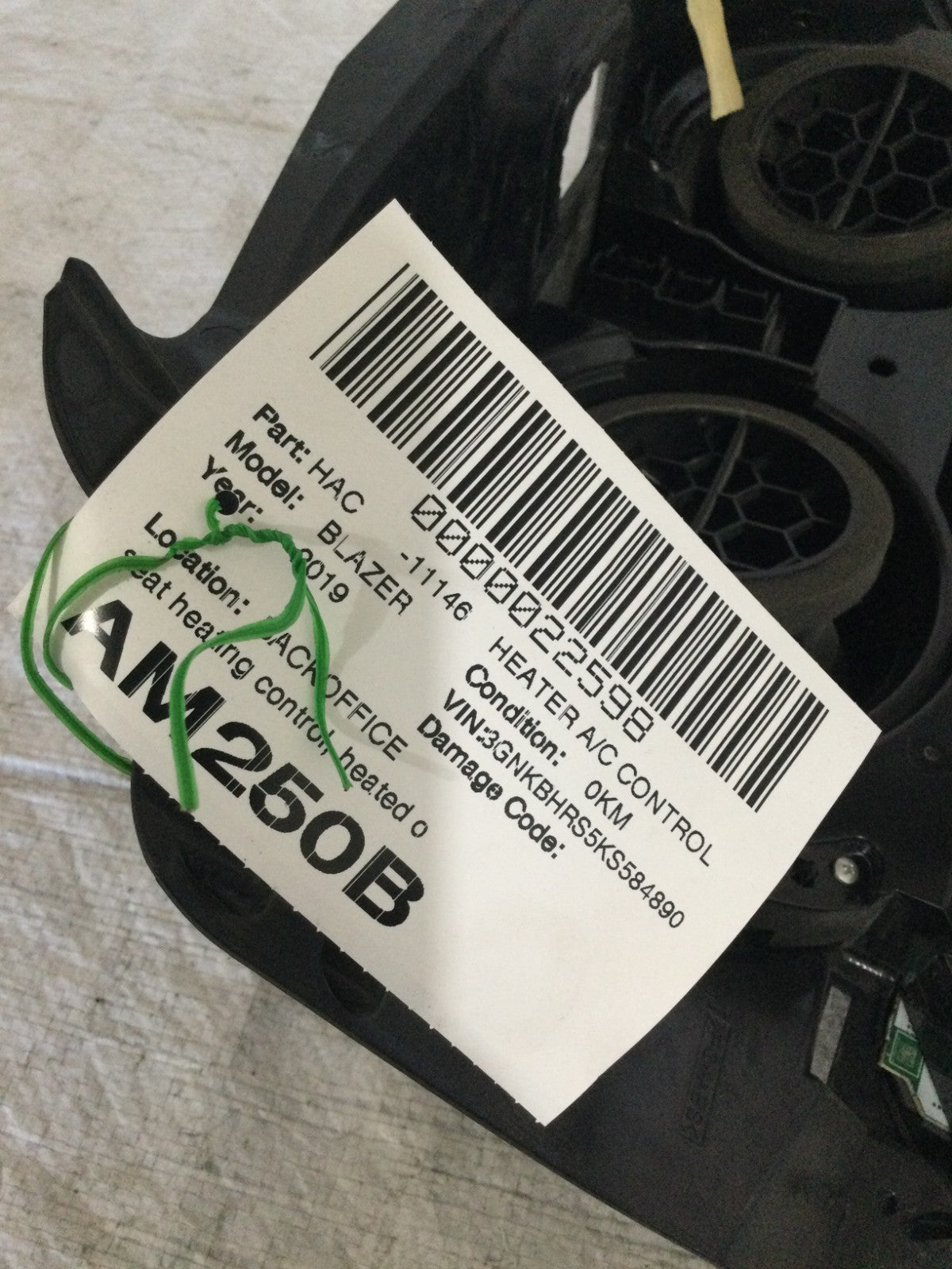 2019-2022 Chevrolet Blazer Climate Heater AC Control Panel OEM 84563761