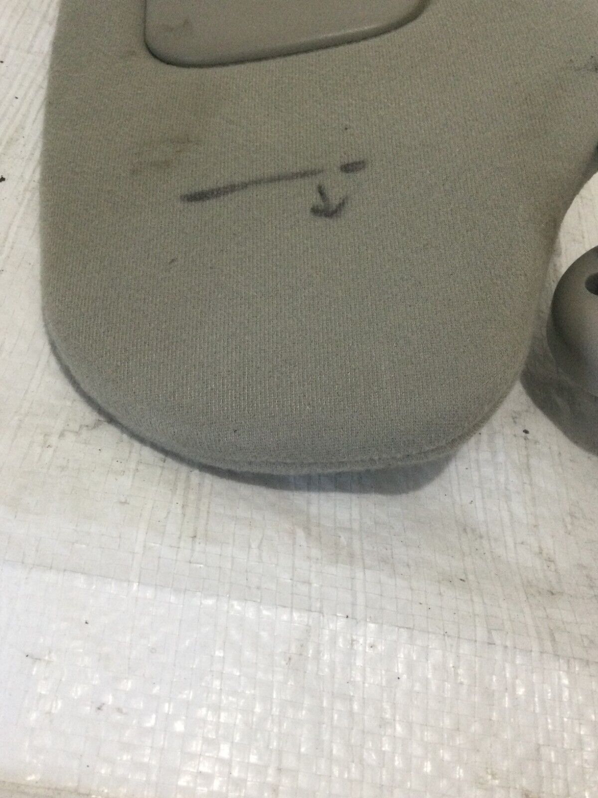 2007-2008 Dodge Ram RH Passenger Side Interior Sun Visor Cloth OEM