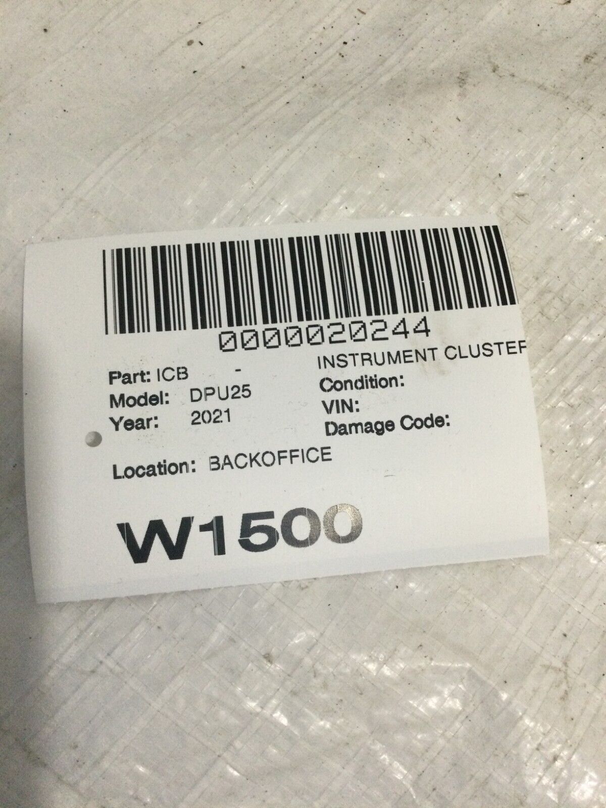 2019-2024 Dodge Ram 2500 3500 OEM Speedometer Trim Bezel OEM