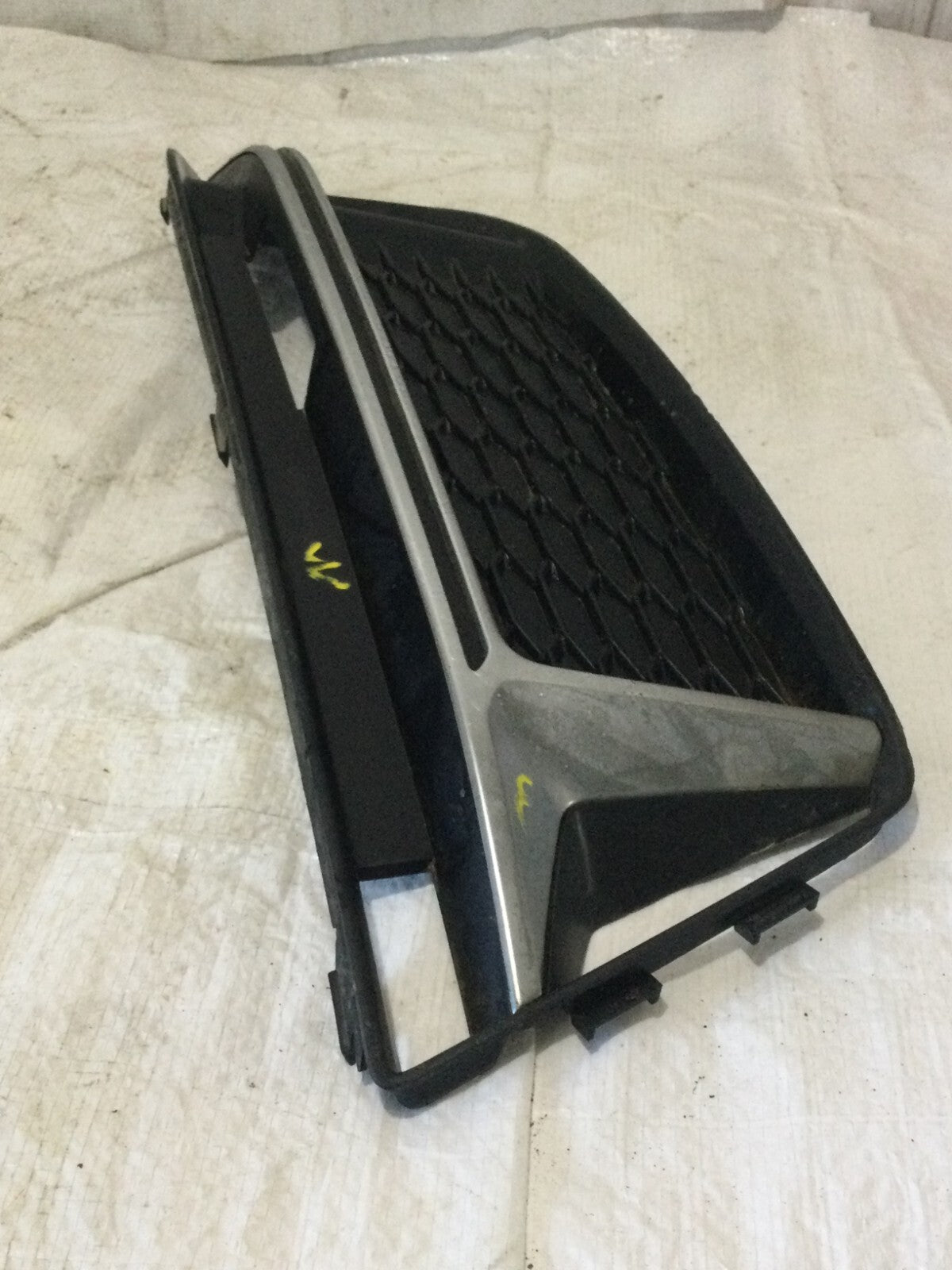 2018 Audi A4 Left Chrome Black Honeycomb Fog Light Grille OEM 8W0807681K