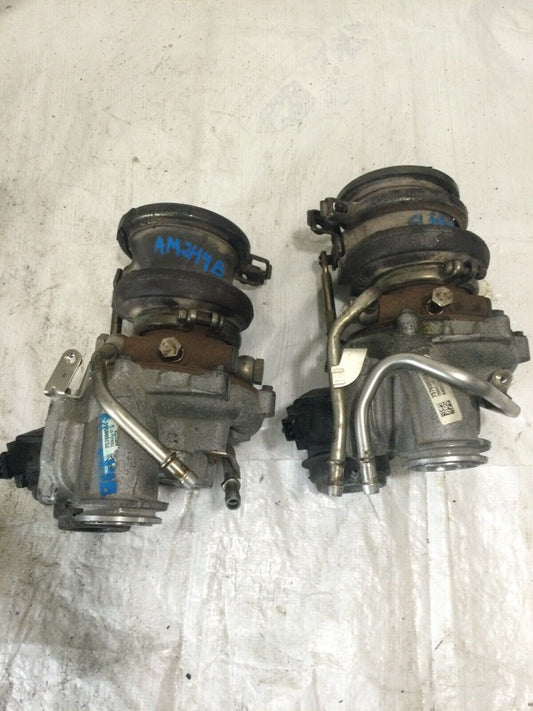2011-2013 BMW X5 E70 Right & Left Turbo Supercharger OEM 757698504