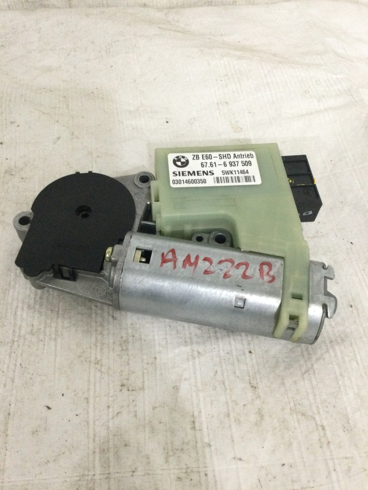 2004 BMW 745I Sun Roof Motor OEM
