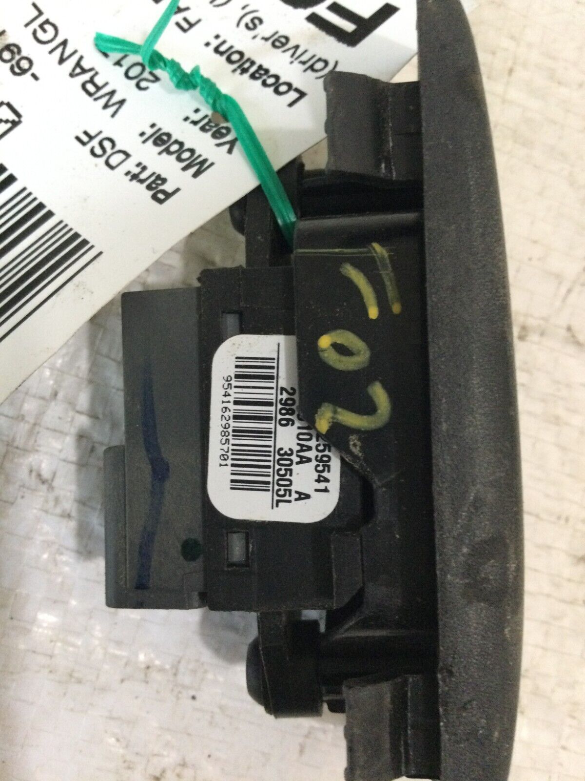 2017 Jeep Wrangler Front  Driver Left Door Master Power Switch 04671623AA OEM
