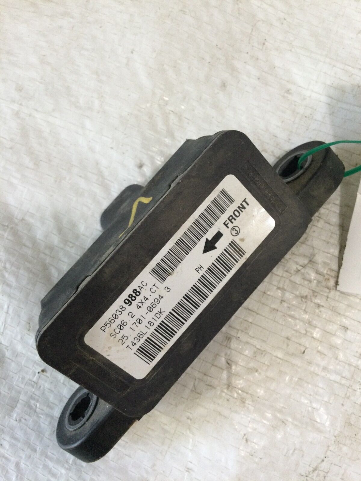 2017 Jeep Wrangler Yaw Rate Sensor  56038988AC OEM