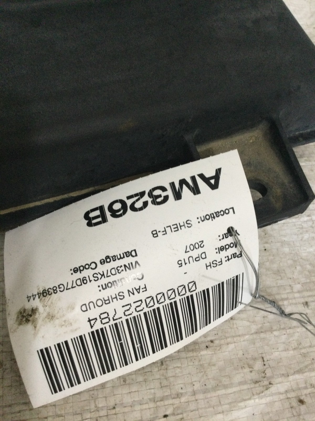 2007-2009 Dodge Ram 1500 Fan Shroud OEM 52028851AF