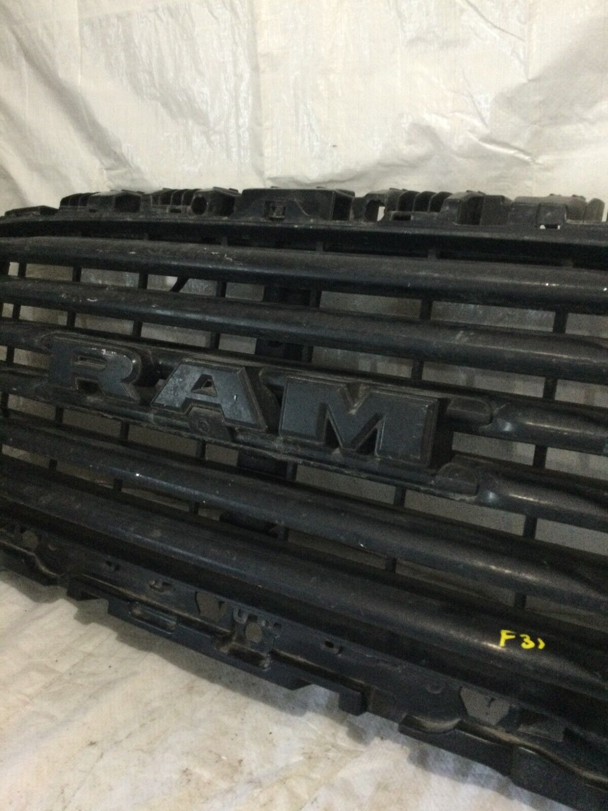 2021 Dodge Ram 3500 Pickup Upper Surround Grill Black OEM 2019-2023