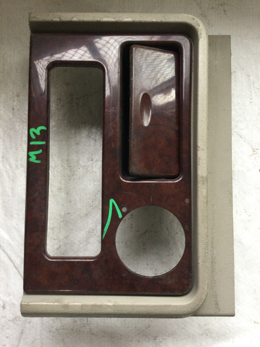 2003-2006 Cadillac Escalade Woodgrain Dash Trim Storage Bin Clock Bezel OEM