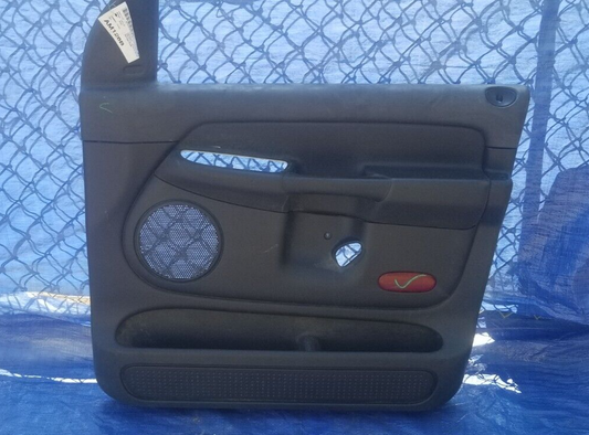 2005 Dodge Ram 1500 Front Right Passenger Door Trim Panel OEM Crew Cab Black