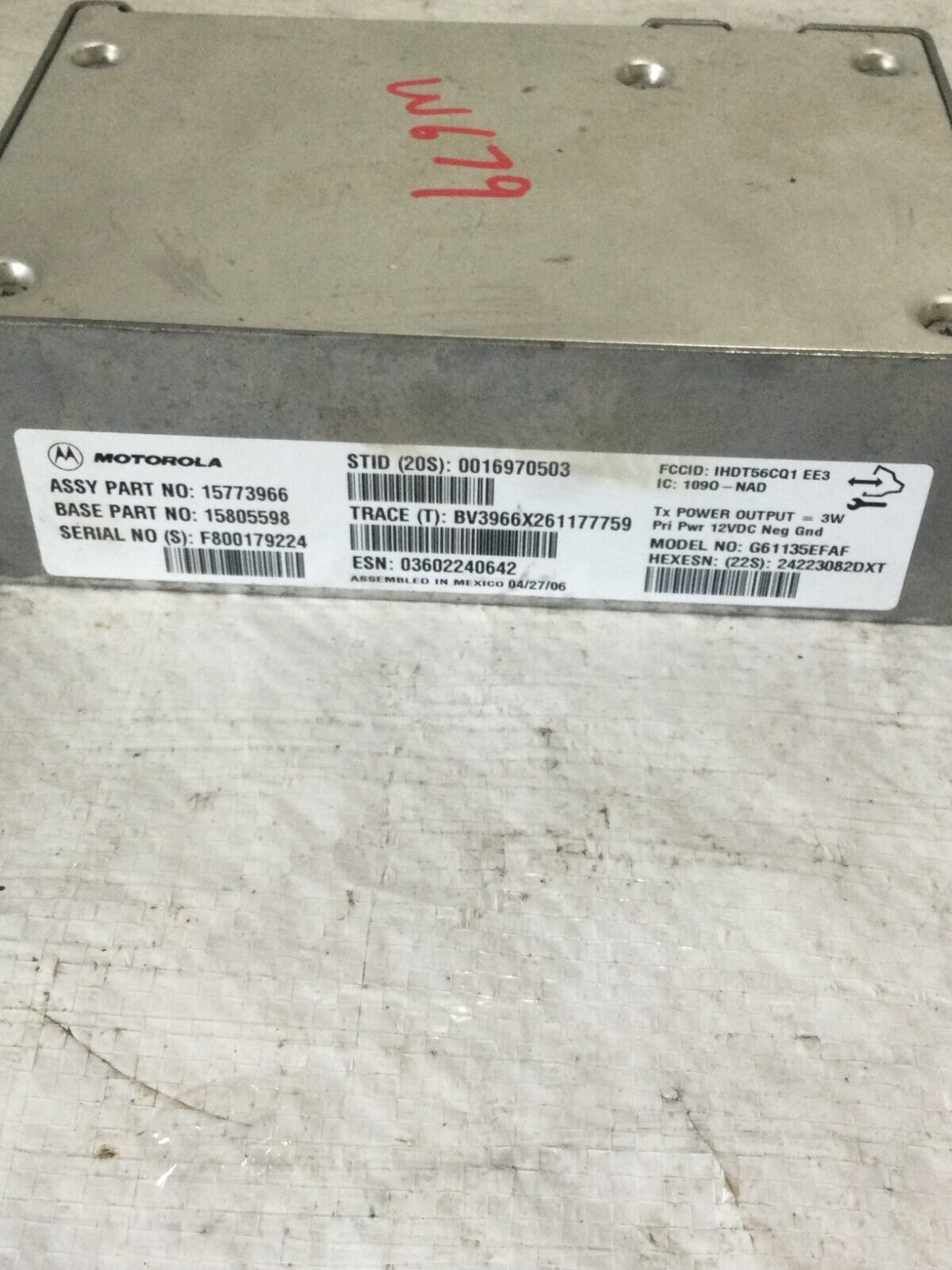2005 Chevy Silverado 1500 Communication Telematics ONSTAR Control Module OEM