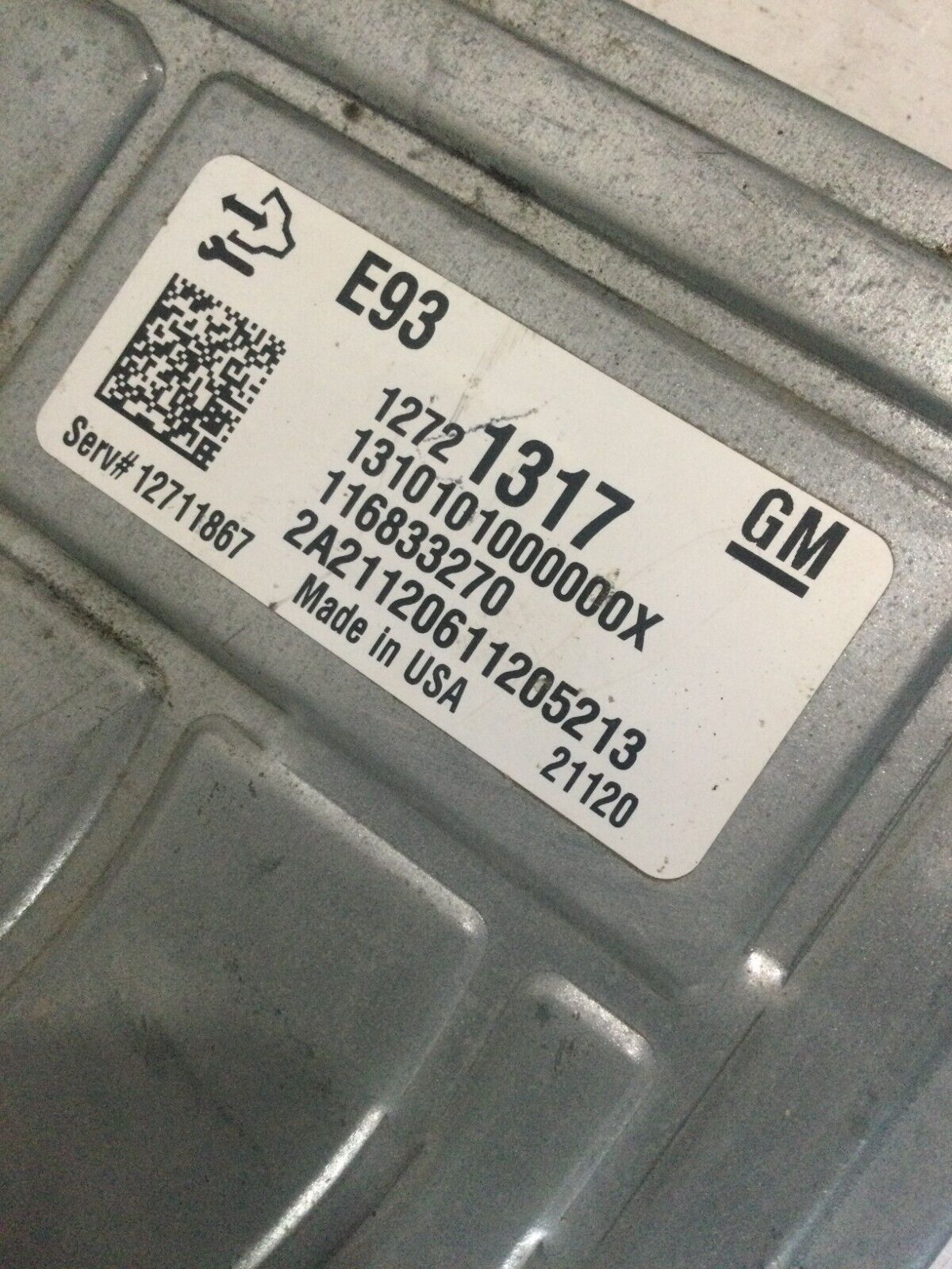 2019-2022 Chevrolet Silverado1500 Engine Control Unit ECU ECM 12721317 OEM 5.3L