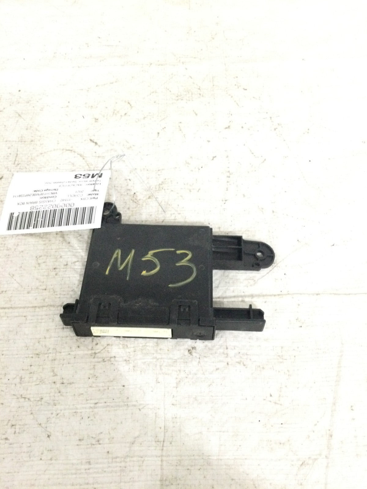 2021 Toyota Corolla Climate Control Module OEM 88650-02L30