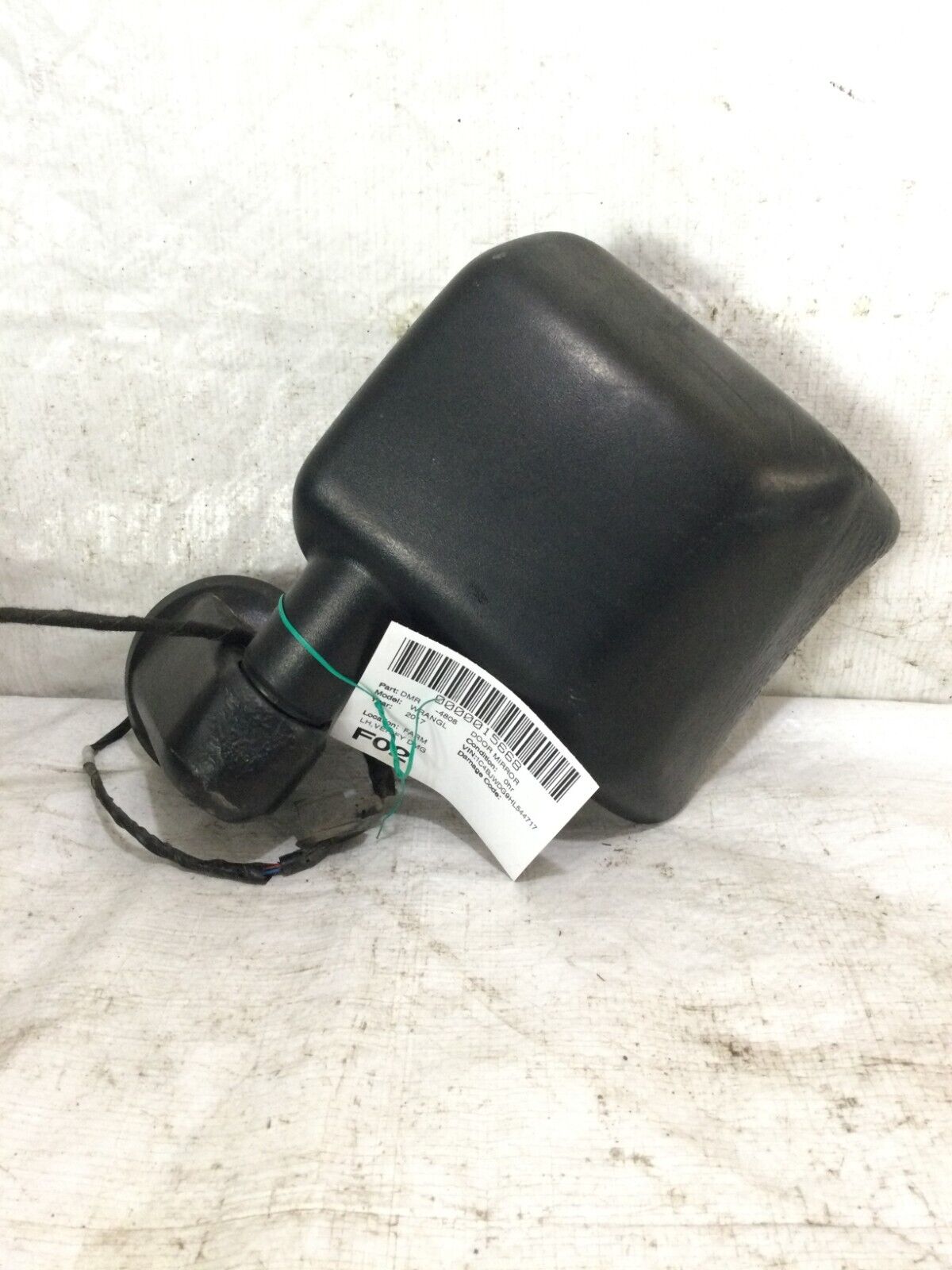 2017 Jeep Wrangler Left Driver Side View Door Mirror OEM ( DAMAGE GLASS )