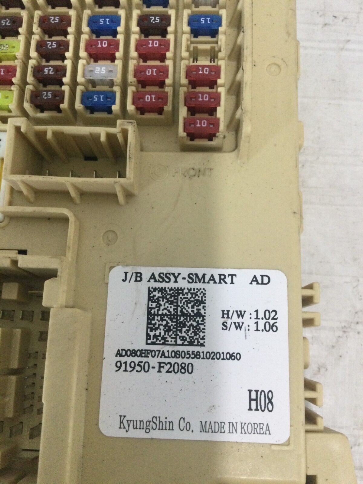 2017 Hyundai Elantra  Cabin Fuse Box  91950-F2080 OEM