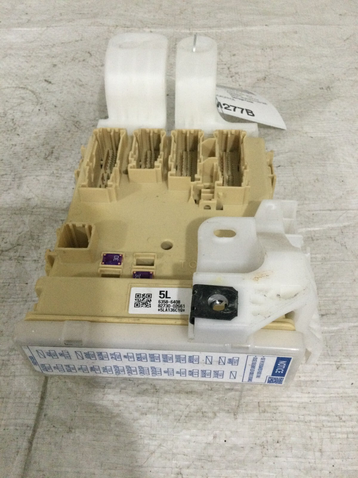 2017 Toyota Corolla Junction Box with Multiplex Network Module OEM 82730-02G61