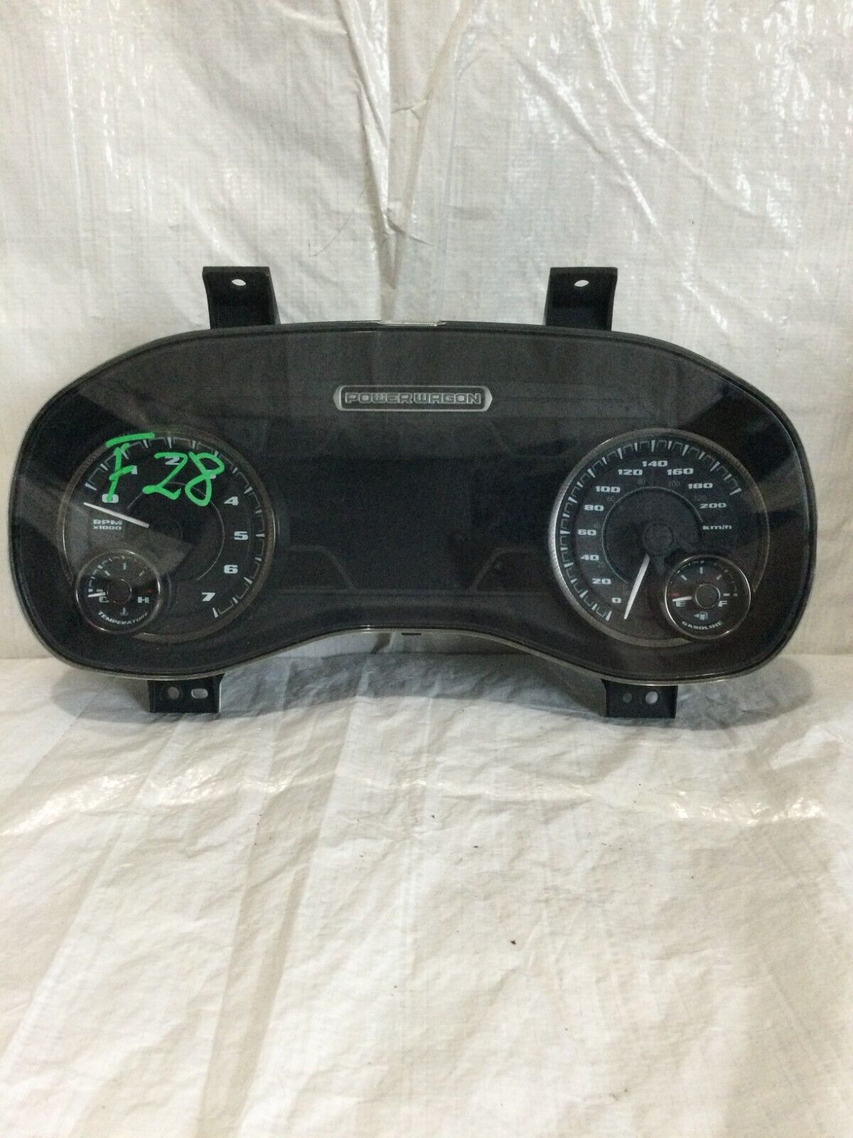 2019-2022 Ram 2500 6.4L Crew Cab Power Wagon Speedometer Cluster KPH OEM