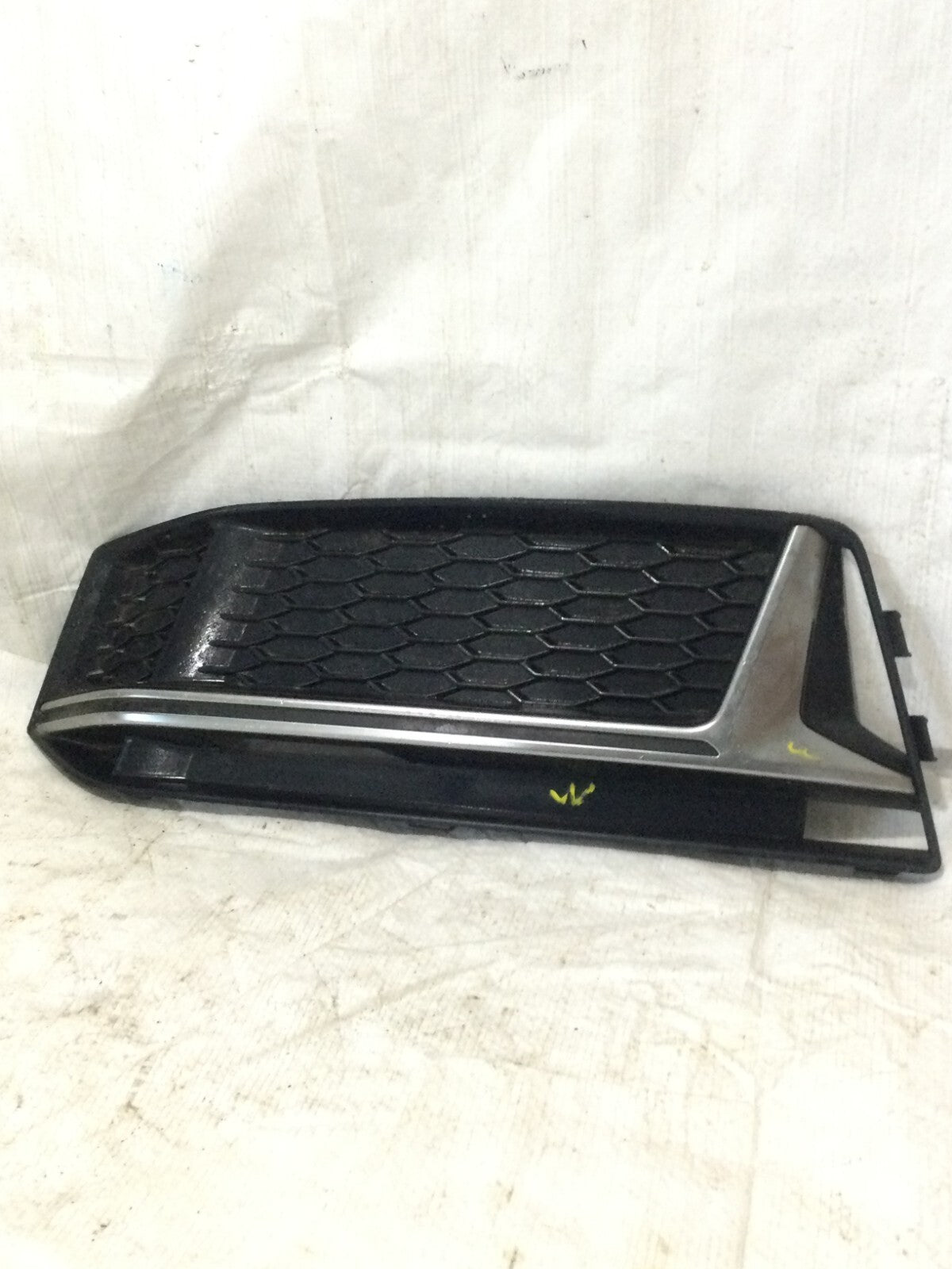 2018 Audi A4 Left Chrome Black Honeycomb Fog Light Grille OEM 8W0807681K